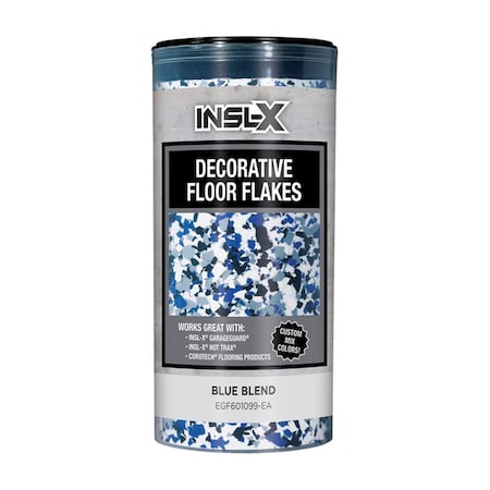 Insl-X By Benjamin Moore Flat Blue Blend Decorative Color Flakes & Chips, 10 oz IN6084